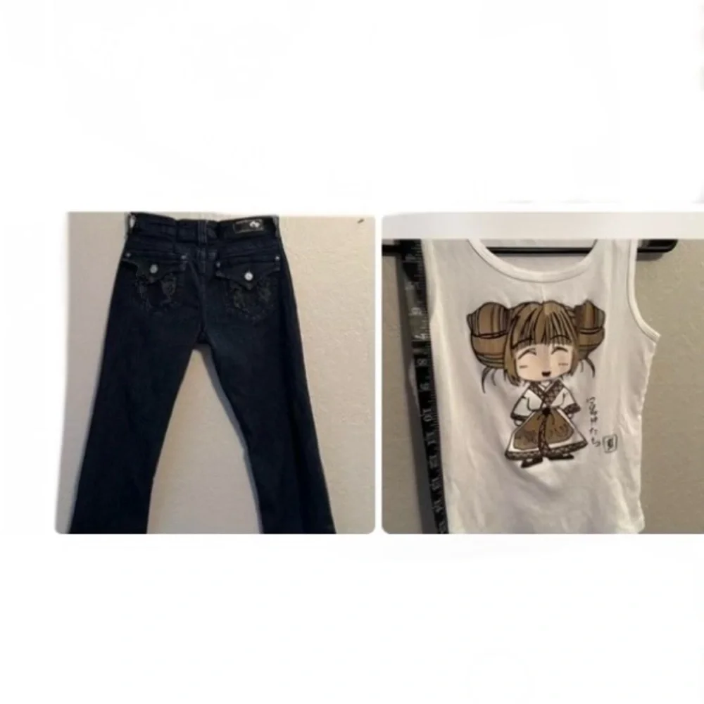 Jeans and tank top bundle